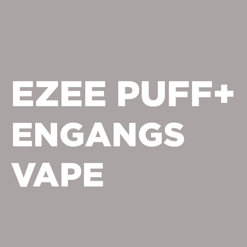 Ezee Puff+ engangs Vape med opptil 600 drag e-sigarett uten nikotin