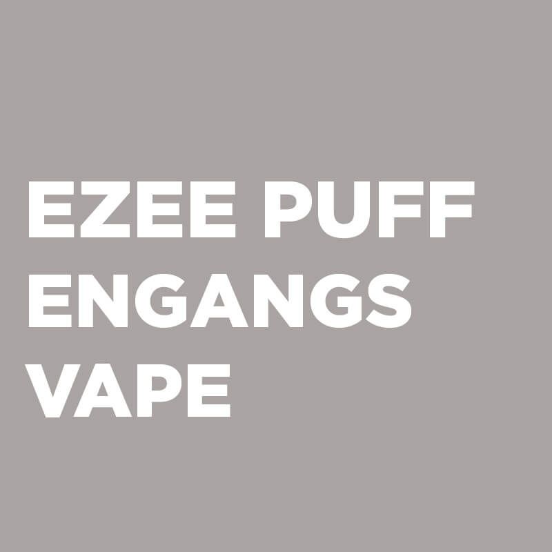 Ezee Puff engangs Vape 8 smaker uten nikotin e-sigarett