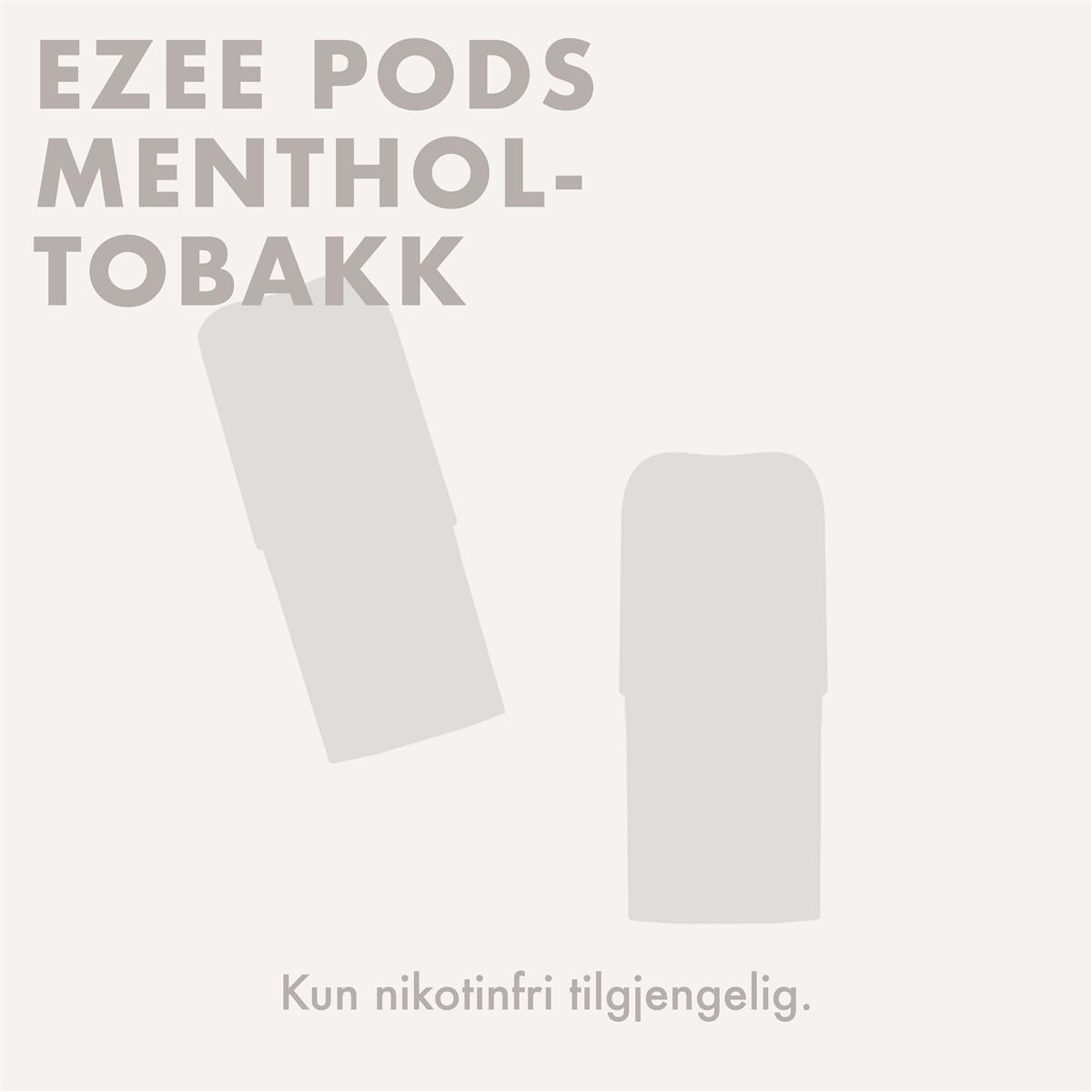 Ezee Pods Menthol-Tobakk Nikotinfri 2 stk.