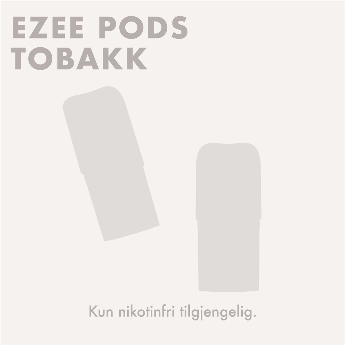 Ezee Pods Tobakk Nikotinfri 2 stk.